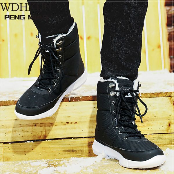 boots men winter shoes waterproof snow with warm plush footwear male women casual boot sneakers 3c3i, Black
boots men winter shoes waterproof snow with warm plush footwear male women casual boot sneakers 3c3i, Black