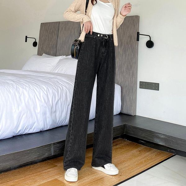 women's jeans korean style vintage straight women loose casual blue mom for women black high waist wide leg denim pants 2021
women's jeans korean style vintage straight women loose casual blue mom for women black high waist wide leg denim pants 2021