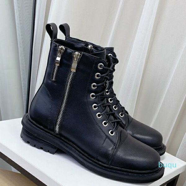 designer- fashion woman snow boots combat ankle leather motorcycle fabric insert martin winter work shoes, Black
designer- fashion woman snow boots combat ankle leather motorcycle fabric insert martin winter work shoes, Black