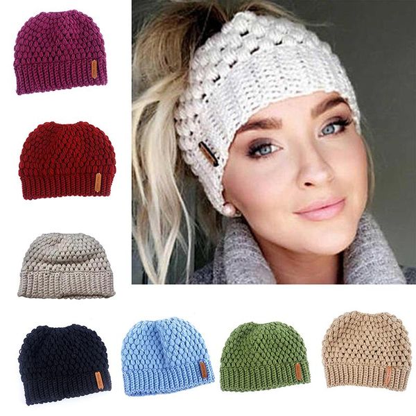 beanie/skull caps warm hats winter fashion women hat bun stretch knitted cap, Blue;gray
beanie/skull caps warm hats winter fashion women hat bun stretch knitted cap, Blue;gray