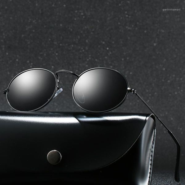 vintage round polarized sunglasses for men classic brand designer driving polaroid shade glasses women metal frame eyewear uv400, White;black
vintage round polarized sunglasses for men classic brand designer driving polaroid shade glasses women metal frame eyewear uv400, White;black