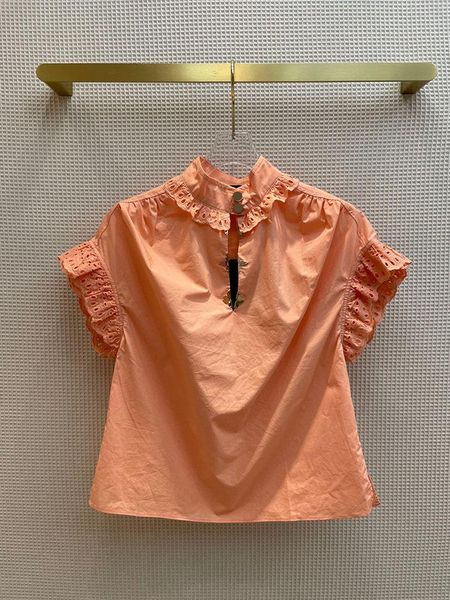 women's blouses & shirts sweet pink orange for women fashion edge stand collar slim high-end brand 3d cut embroidery cuffs, White
women's blouses & shirts sweet pink orange for women fashion edge stand collar slim high-end brand 3d cut embroidery cuffs, White