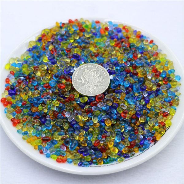500g 3-5mm colorful glass gravel crystal glazed stones decorative aquarium ornament for fish tank vase flowerpot garden decorations 
500g 3-5mm colorful glass gravel crystal glazed stones decorative aquarium ornament for fish tank vase flowerpot garden decorations