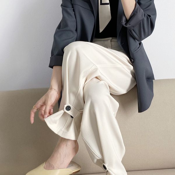 women's pants & capris spring 2021 high waist woman wide leg solid color loose casual trousers elegant office lady suit for 1mwl, Black;white
women's pants & capris spring 2021 high waist woman wide leg solid color loose casual trousers elegant office lady suit for 1mwl, Black;white