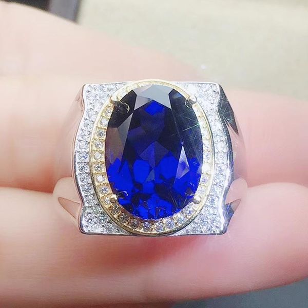 men ring blue sapphire oval rings per jewelry 10*14mm 7.5ct big gemstone 925 sterling silver fine j2110313 cluster, Golden;silver
men ring blue sapphire oval rings per jewelry 10*14mm 7.5ct big gemstone 925 sterling silver fine j2110313 cluster, Golden;silver