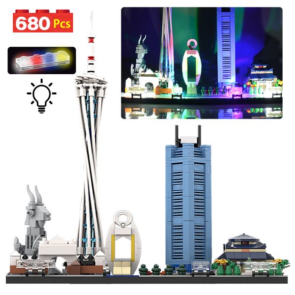New City Street View LED Light Famous Architecture Building Blocks Creator Guangzhou TV Tower Bricks DIY Toys For Children Gifts
New City Street View LED Light Famous Architecture Building Blocks Creator Guangzhou TV Tower Bricks DIY Toys For Children Gifts