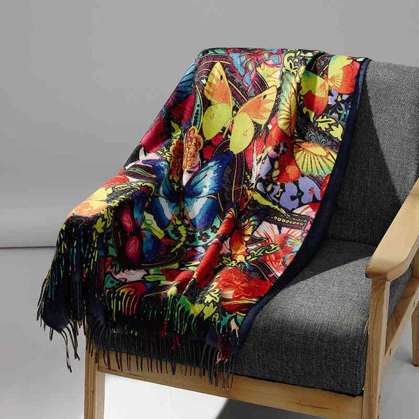 luxury brand oil painting cashmere scarf for women warm winter pashmina printed shawl foulard femme blanket scarves wraps, Blue;gray
luxury brand oil painting cashmere scarf for women warm winter pashmina printed shawl foulard femme blanket scarves wraps, Blue;gray