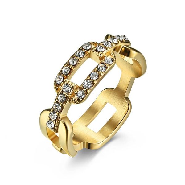 wedding rings trendy for women engagement fashion link chain pave setting stones crystal girl gift stainless steel fine jewelry, Slivery;golden
wedding rings trendy for women engagement fashion link chain pave setting stones crystal girl gift stainless steel fine jewelry, Slivery;golden