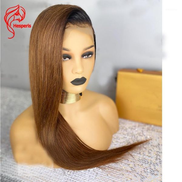 hesperis silk straight 13x4 lace front human hair wigs brazilian remy ombre pre plucked with baby hair1, Black;brown
hesperis silk straight 13x4 lace front human hair wigs brazilian remy ombre pre plucked with baby hair1, Black;brown