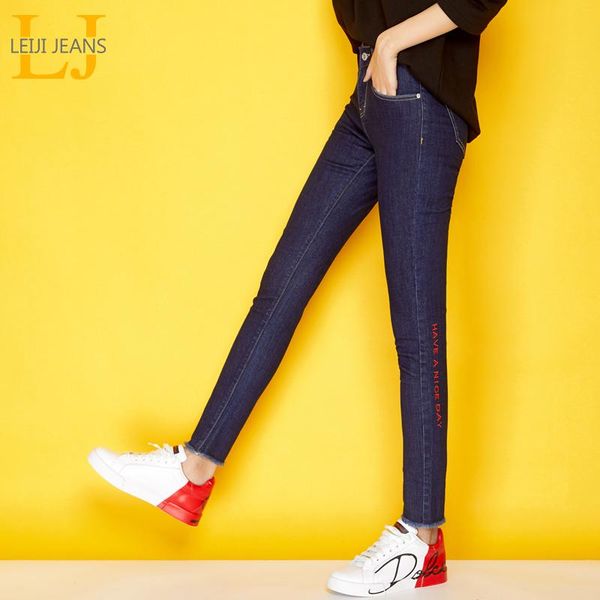 women's jeans leijijeans autumn casual plus size xl letter embroidery mid waist full length stretch well skinny pencil women 7266, Blue
women's jeans leijijeans autumn casual plus size xl letter embroidery mid waist full length stretch well skinny pencil women 7266, Blue