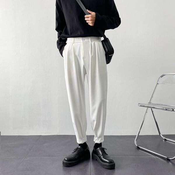 men's pants 2021 autumn pure color casual streetwear loose cargo white/black suit military style high-quality trousers
men's pants 2021 autumn pure color casual streetwear loose cargo white/black suit military style high-quality trousers