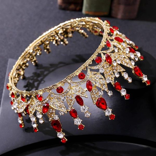 hair clips & barrettes baroque luxury gold color alloy tiara crystal artificial crown colorful headband bride wedding accessory vl, Golden;silver
hair clips & barrettes baroque luxury gold color alloy tiara crystal artificial crown colorful headband bride wedding accessory vl, Golden;silver