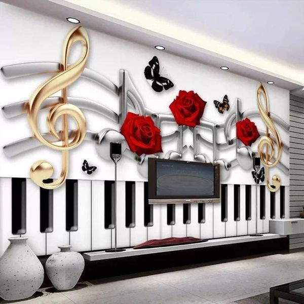 wallpapers custom 3d wallpaper modern fashion music theme piano flower po murals living room tv el classroom wall painting waterproof
wallpapers custom 3d wallpaper modern fashion music theme piano flower po murals living room tv el classroom wall painting waterproof