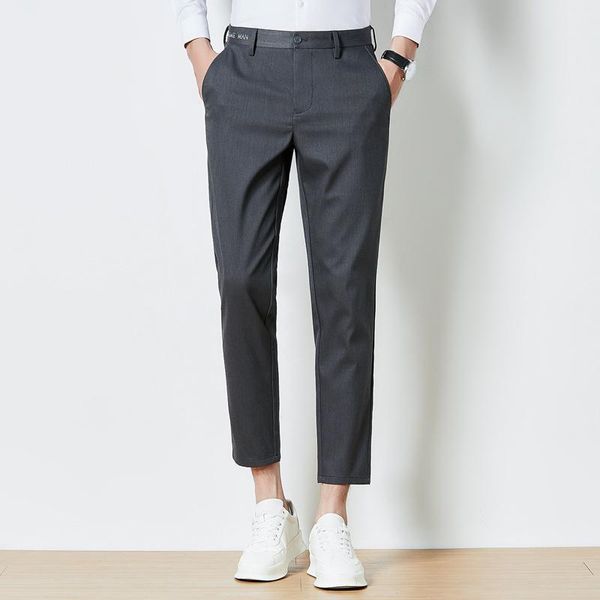 men's pants summer drape men's nine point slim korean trend feet casual suit khaki /grey/black
men's pants summer drape men's nine point slim korean trend feet casual suit khaki /grey/black