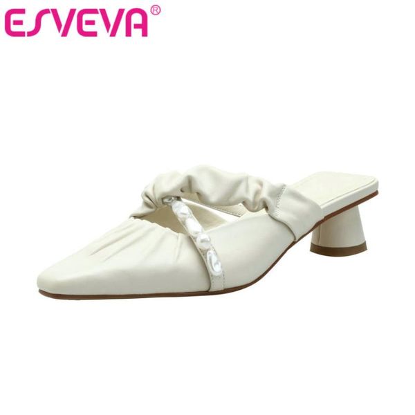 sandals esveva 2021 elegant leather cow high heel women shoes pointed toe slingback summer female sandal size 34-39, Black
sandals esveva 2021 elegant leather cow high heel women shoes pointed toe slingback summer female sandal size 34-39, Black