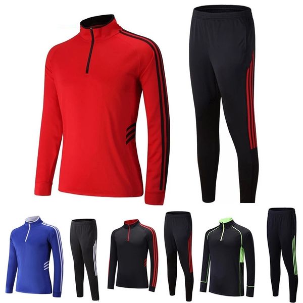 long sleeve football autumn children's men's and women's sports training suit thick coat match team uniform, Gray
long sleeve football autumn children's men's and women's sports training suit thick coat match team uniform, Gray