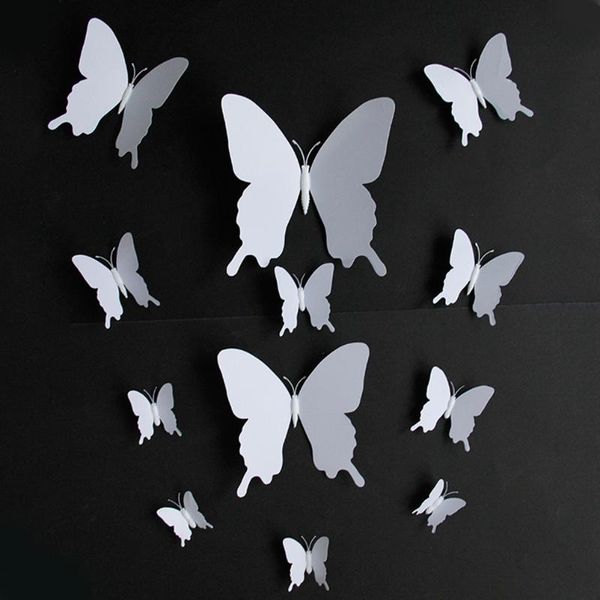 wall stickers 12pcs white removable 3d mural decals with single wing for diy living room bedroom decoration
wall stickers 12pcs white removable 3d mural decals with single wing for diy living room bedroom decoration