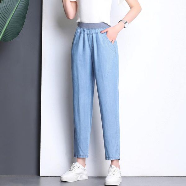 women's pants & capris jeans women 2021 loose casual pencil tencel denim trousers, Black;white
women's pants & capris jeans women 2021 loose casual pencil tencel denim trousers, Black;white