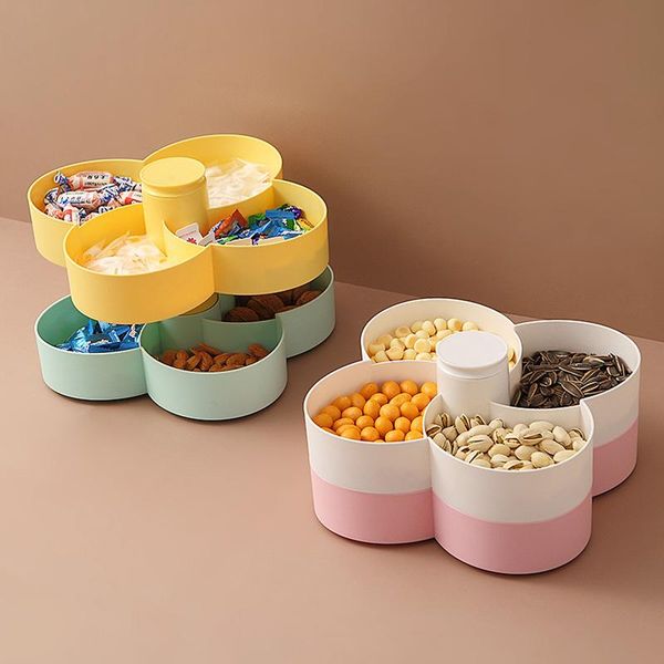 double-layered rotating fruit tray living room snack dried european melon seeds candy storage box with cover containers bottles & jars
double-layered rotating fruit tray living room snack dried european melon seeds candy storage box with cover containers bottles & jars