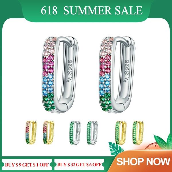 hoop & huggie bamoer 2021 summer classic square ear buckles for women 925 sterling silver luxury colorful cz earrings party jewelry gxe1218, Golden;silver
hoop & huggie bamoer 2021 summer classic square ear buckles for women 925 sterling silver luxury colorful cz earrings party jewelry gxe1218, Golden;silver