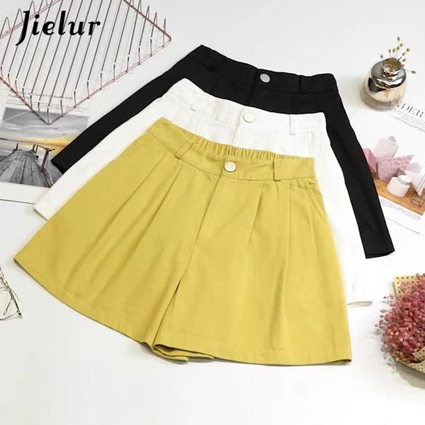 shorts women solid color high waist wide leg ladies short pants 2021 pockets button 3 colors summer women's, White;black
shorts women solid color high waist wide leg ladies short pants 2021 pockets button 3 colors summer women's, White;black