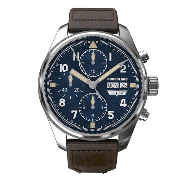 wristwatches hruodland custom stainless steel quartz chronograph watches big retro ice blue luminous 100m waterproof wristwatch for me, Slivery;brown
wristwatches hruodland custom stainless steel quartz chronograph watches big retro ice blue luminous 100m waterproof wristwatch for me, Slivery;brown