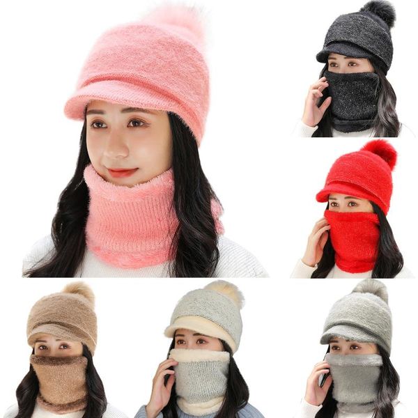 hats, scarves & gloves sets 2021 warm beanies hat solid ring scarf pompoms winter hats knitted caps 2 pieces fashion set for adult, Blue;gray
hats, scarves & gloves sets 2021 warm beanies hat solid ring scarf pompoms winter hats knitted caps 2 pieces fashion set for adult, Blue;gray
