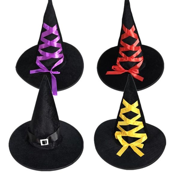party hats halloween witch hat ribbon wizard fancy dress costume cosplay accessory masquerade supplies for women
party hats halloween witch hat ribbon wizard fancy dress costume cosplay accessory masquerade supplies for women