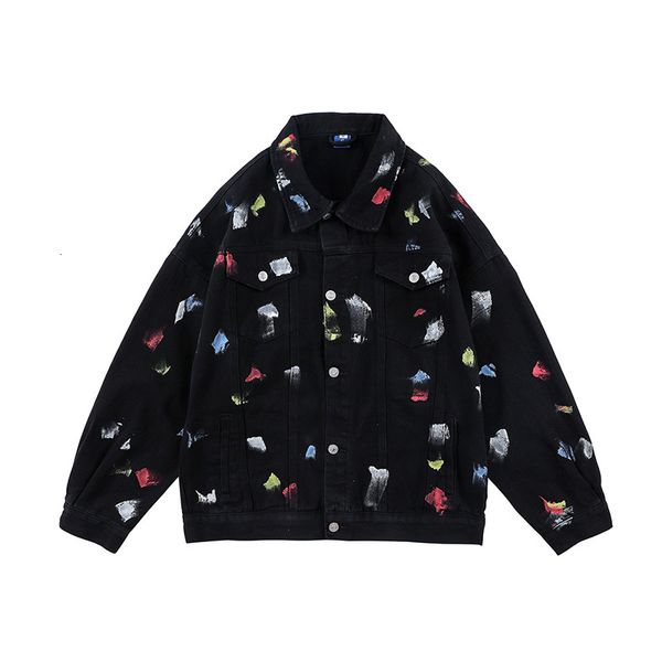 women's jackets coat washed jeans painted harajuku, jacket released retro for men and women with large lapels 7biy, Black;brown
women's jackets coat washed jeans painted harajuku, jacket released retro for men and women with large lapels 7biy, Black;brown
