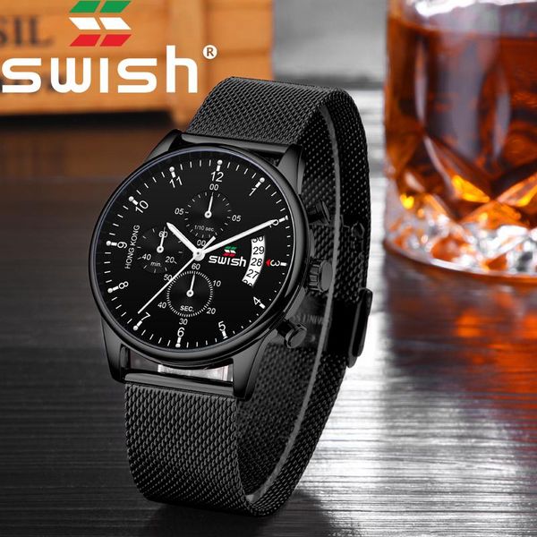 wristwatches swish 2021 sports clock for men casual stainless steel military quartz watch waterproof chronograph wristwatch male montre homm, Slivery;brown
wristwatches swish 2021 sports clock for men casual stainless steel military quartz watch waterproof chronograph wristwatch male montre homm, Slivery;brown