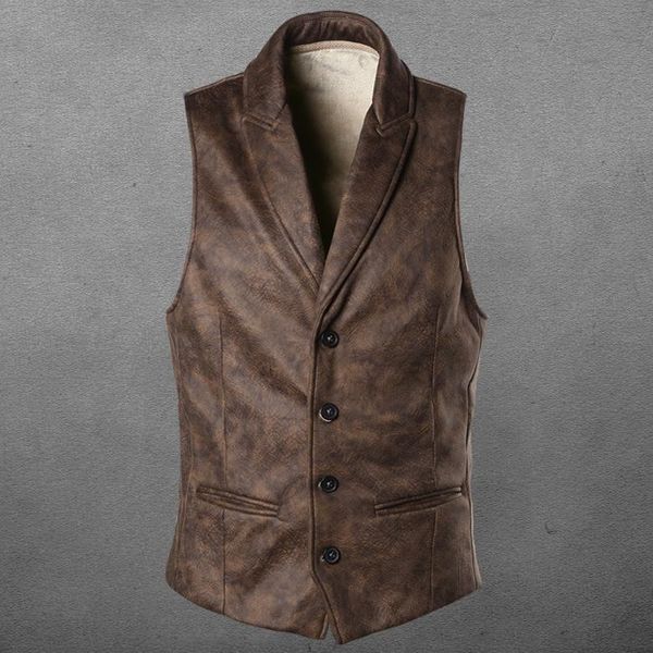 men's vests autumn and winter korean fashion suede single breasted coat vest streetwear, Black;white
men's vests autumn and winter korean fashion suede single breasted coat vest streetwear, Black;white