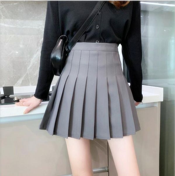 skirts women high waist pleated skirt female fashion mini dance side button school cosplay costumes, Black
skirts women high waist pleated skirt female fashion mini dance side button school cosplay costumes, Black
