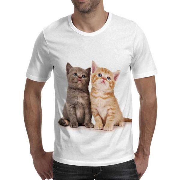 fashion cool t-shirt men's 3d print two cat short sleeve summer tees man t shirt children's casual t-shirts, White;black
fashion cool t-shirt men's 3d print two cat short sleeve summer tees man t shirt children's casual t-shirts, White;black