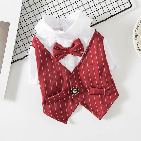 wedding suit formal shirt gentleman dog clothes for small dogs bowtie tuxedo pet outfit halloween christmas costume cats apparel
wedding suit formal shirt gentleman dog clothes for small dogs bowtie tuxedo pet outfit halloween christmas costume cats apparel