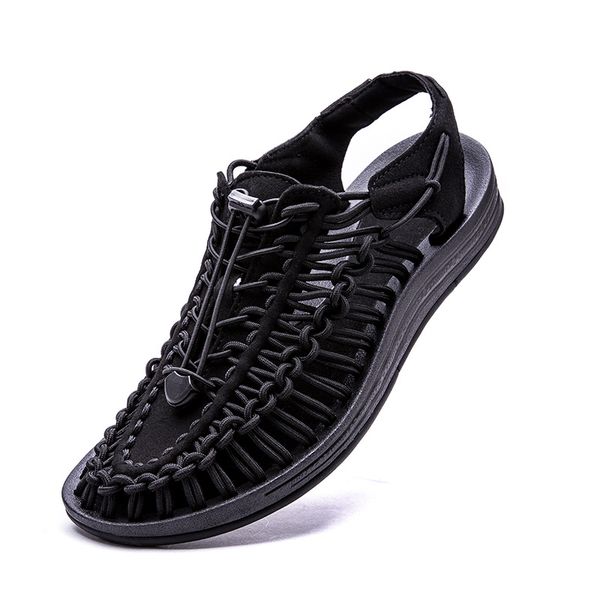 2021 men's summer beach sandals cow leather weave outdoor sports shoes mountaineering creek breathable casual three colors non-slip sof, Black
2021 men's summer beach sandals cow leather weave outdoor sports shoes mountaineering creek breathable casual three colors non-slip sof, Black
