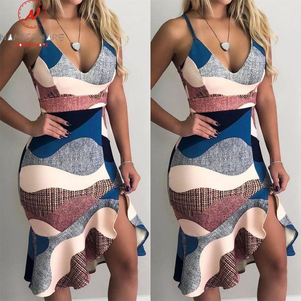 streetwear trumpet patchwork design womens dresses ruffles decor v neck sling print asymmetrical elegant lady slim hips, Black;gray
streetwear trumpet patchwork design womens dresses ruffles decor v neck sling print asymmetrical elegant lady slim hips, Black;gray