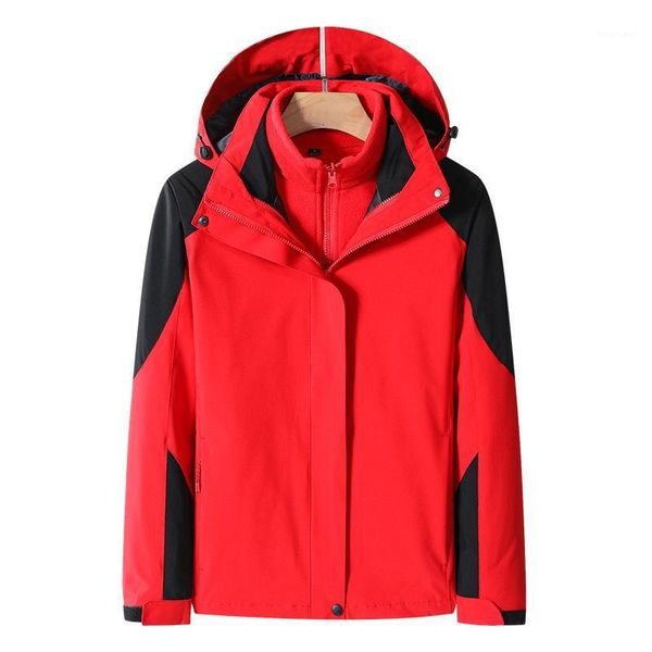 men's jackets women waterproof windproof hooded jacket 3 in 1 soft shell fleece warm windbreaker coat outdoor camping clothes sportswea, Black;brown
men's jackets women waterproof windproof hooded jacket 3 in 1 soft shell fleece warm windbreaker coat outdoor camping clothes sportswea, Black;brown