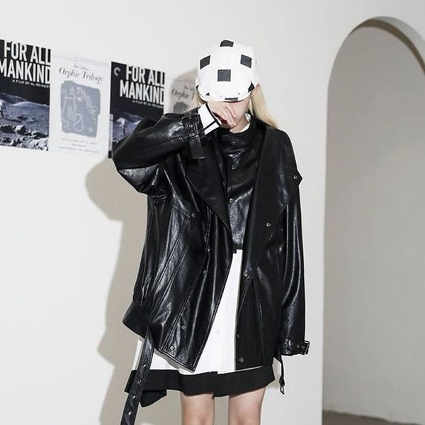 leather jacket women high street moto biker faux female black business outerwear chic y2k coats 2021 spring women's &
leather jacket women high street moto biker faux female black business outerwear chic y2k coats 2021 spring women's &