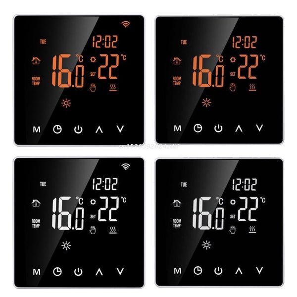 smart home control thermostat 16a wi-fi /no wifi orange / white digital temperature controller app lcd displaytouch drop
smart home control thermostat 16a wi-fi /no wifi orange / white digital temperature controller app lcd displaytouch drop