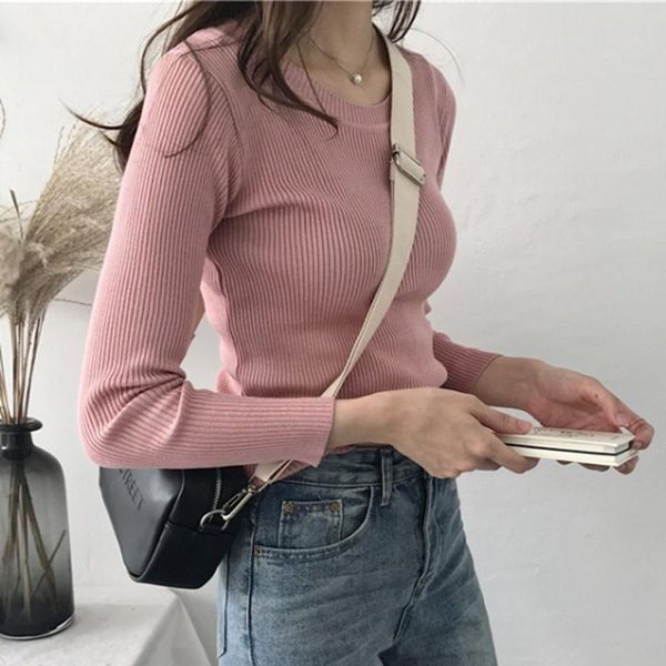 women's sweaters autumn winter korean style knit femme sweater long sleeve pullover basic turtleneck, White;black
women's sweaters autumn winter korean style knit femme sweater long sleeve pullover basic turtleneck, White;black