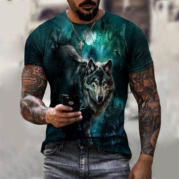men's t-shirts cool 2021 summer 3d print t-shirt o-neck wolf animal short sleeve male clothes sports casual t shirt wholesale, White;black
men's t-shirts cool 2021 summer 3d print t-shirt o-neck wolf animal short sleeve male clothes sports casual t shirt wholesale, White;black