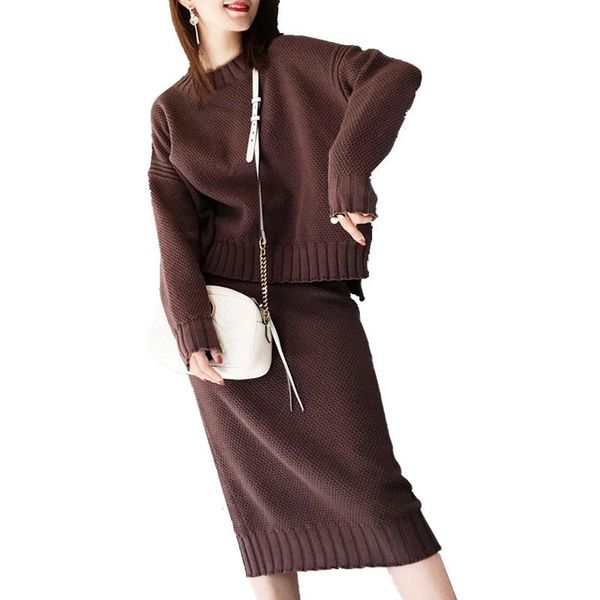 women's sweaters autumn winter round neck knitted sweater dress women solid loose plus size long pullovers knitting jumper 2 piece set, White;black
women's sweaters autumn winter round neck knitted sweater dress women solid loose plus size long pullovers knitting jumper 2 piece set, White;black