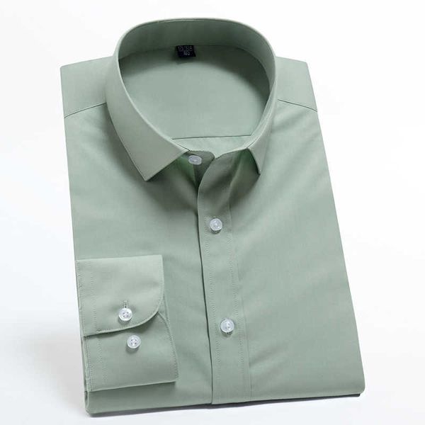 men business formal wear korean style fashion spring long sleeve causal brand pocketless youth pure color slim office man shirt 210609, White;black
men business formal wear korean style fashion spring long sleeve causal brand pocketless youth pure color slim office man shirt 210609, White;black