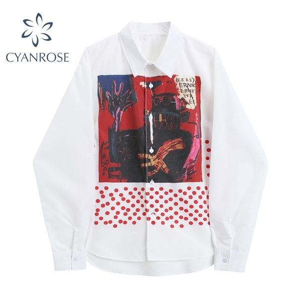 painted shirt women street harajuku oversized white blouse female cardigan long sleeve spring streetwear casual beach 210515
painted shirt women street harajuku oversized white blouse female cardigan long sleeve spring streetwear casual beach 210515