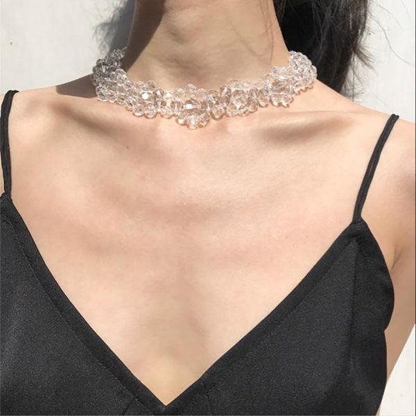 chokers temperament elegant shiny rhinestone irregular beads necklaces for women birthday gift trendy neck chains jewelry bling, Golden;silver
chokers temperament elegant shiny rhinestone irregular beads necklaces for women birthday gift trendy neck chains jewelry bling, Golden;silver