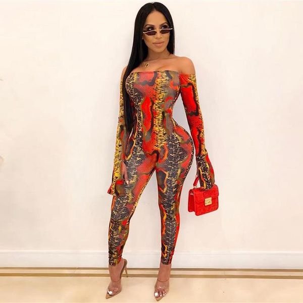 women's jumpsuits & rompers tribal style snake serpentine print club slash neck full sleeve high waist women tight red long pants, Black;white
women's jumpsuits & rompers tribal style snake serpentine print club slash neck full sleeve high waist women tight red long pants, Black;white