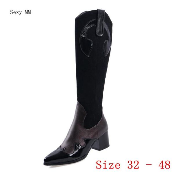 boots spring autumn women knee high heel shoes woman thigh long small plus size 32 - 41 42 43 44 45 46 47 48, Black
boots spring autumn women knee high heel shoes woman thigh long small plus size 32 - 41 42 43 44 45 46 47 48, Black
