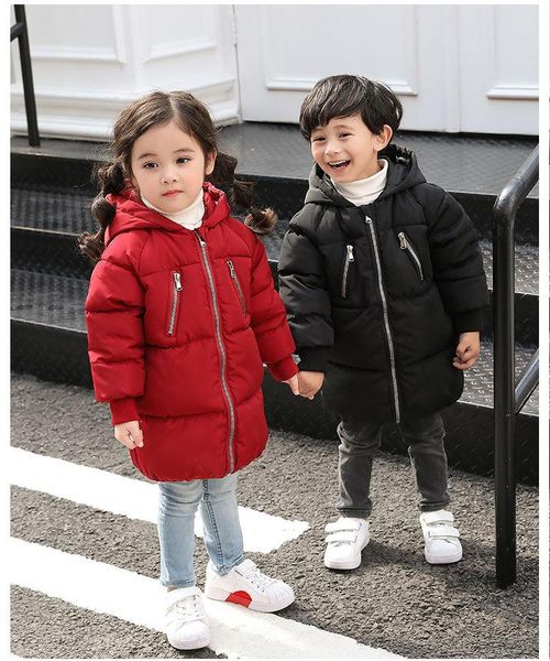 child down cotton clothing mid-length boys thickened warm girls padded jacket children's coat keep fashion, Blue;gray
child down cotton clothing mid-length boys thickened warm girls padded jacket children's coat keep fashion, Blue;gray
