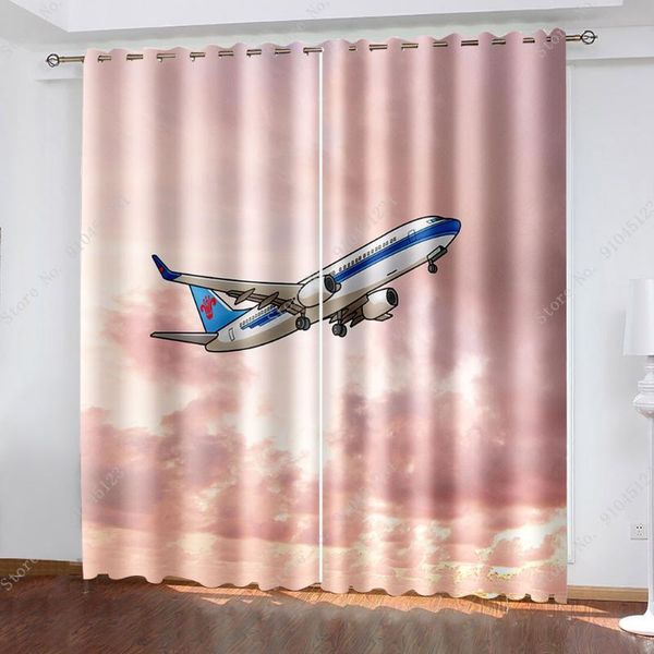curtain & drapes blackout light blocking curtains airplane flying sunset seamless stitching design valances living room bedroom kids g 
curtain & drapes blackout light blocking curtains airplane flying sunset seamless stitching design valances living room bedroom kids g