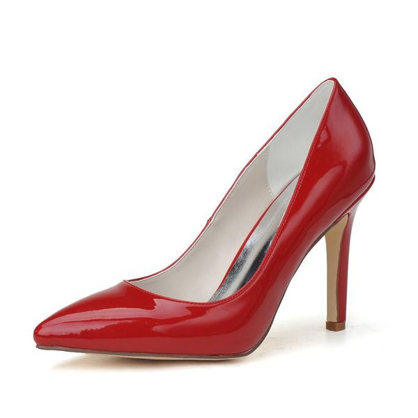 dress shoes high heels patent leather women pointed toe slip-on prom evening wedding formal party pumps, Black
dress shoes high heels patent leather women pointed toe slip-on prom evening wedding formal party pumps, Black